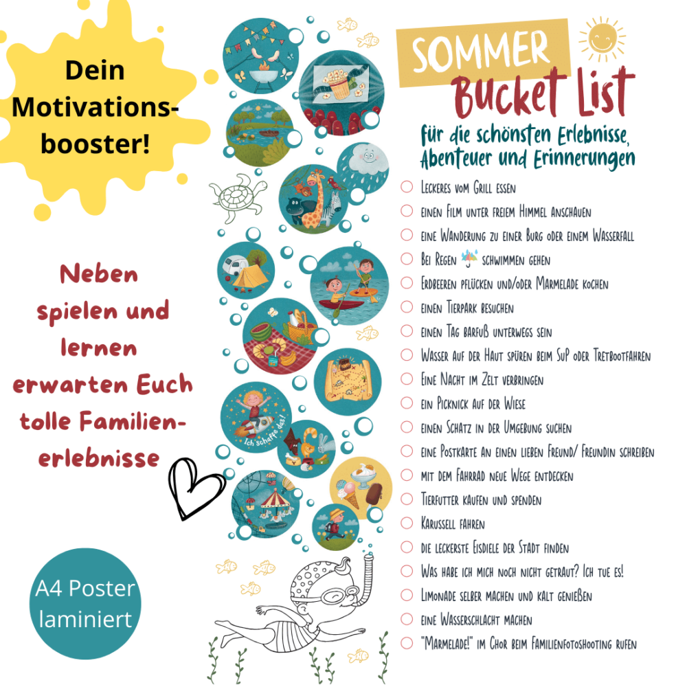 zauberhafte Freitipps und Ideen für den Sommer mit Kindern